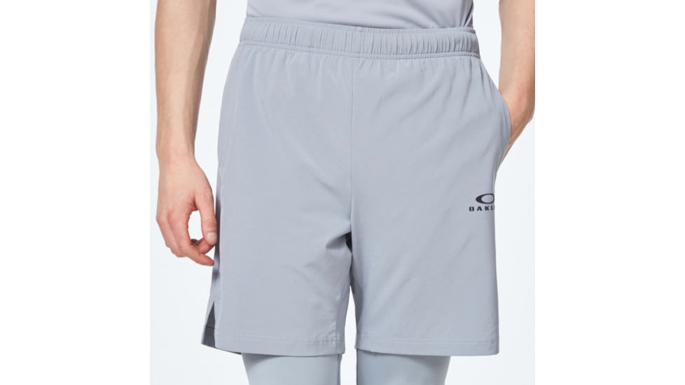 Oakley Foundational Training Short 7in - Mens, Fog Grey, Large, FOA400442-27G-L