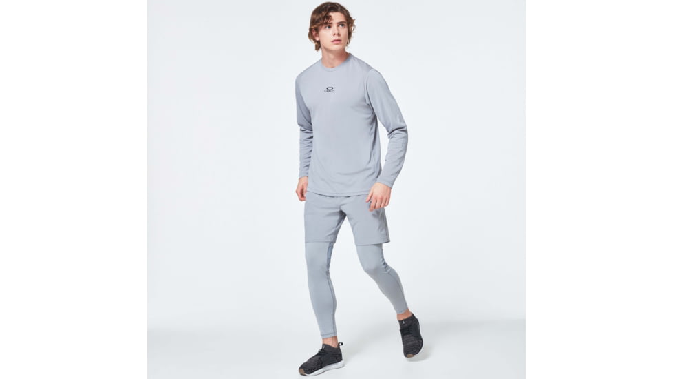 Oakley Foundational Training Short 7in - Mens, Fog Grey, Large, FOA400442-27G-L