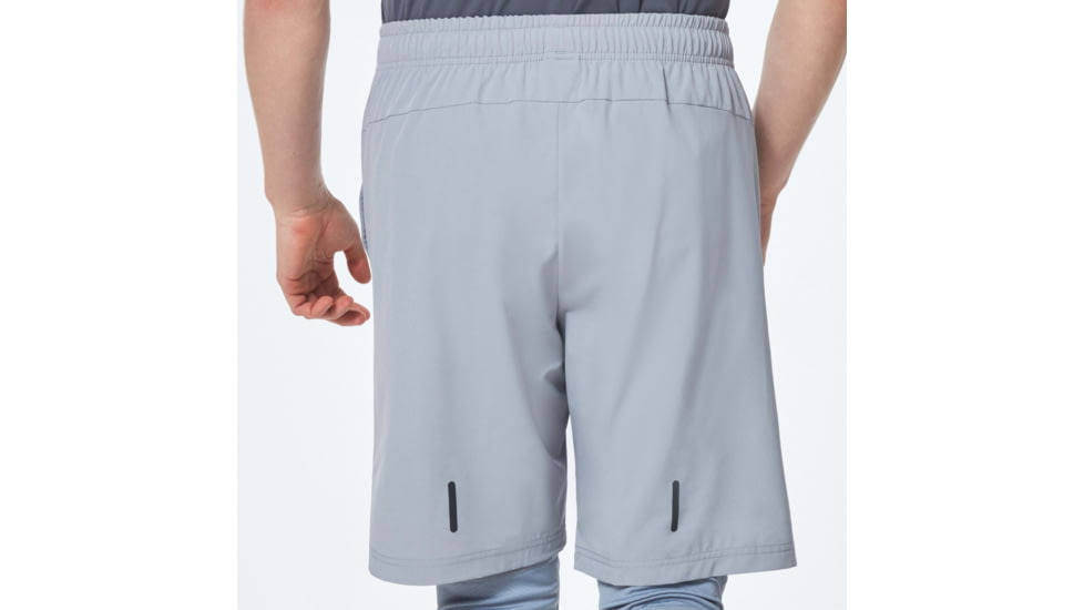 Oakley Foundational Training Short 9in- Mens, Fog Grey, Extra Large, FOA400441-27G-XL