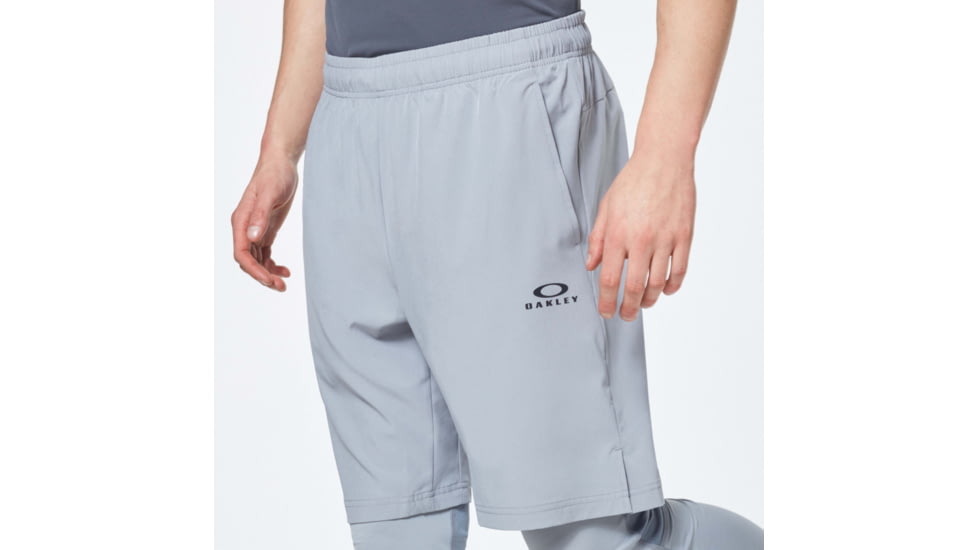 Oakley Foundational Training Short 9in- Mens, Fog Grey, Extra Large, FOA400441-27G-XL
