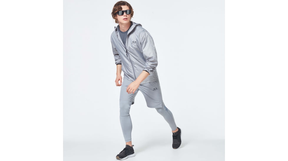 Oakley Foundational Training Short 9in- Mens, Fog Grey, Extra Large, FOA400441-27G-XL