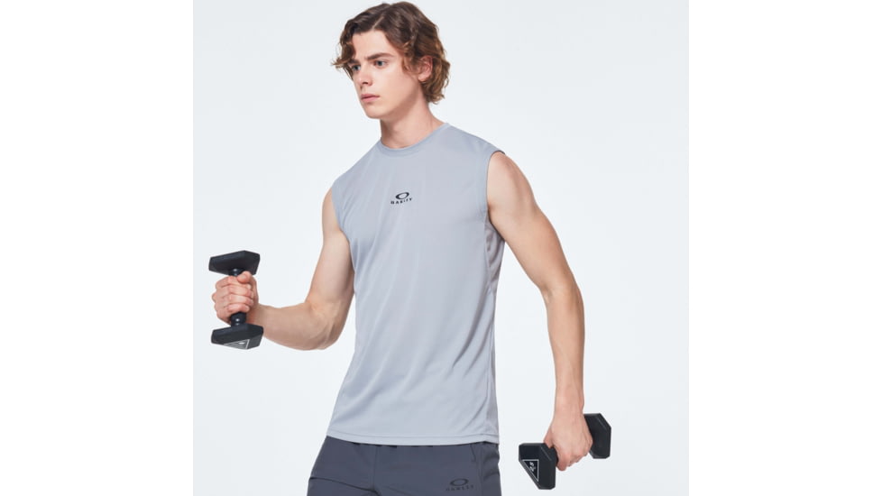 Oakley Foundational Training Tank Top - Mens, Fog Grey, Medium, FOA400444-27G-M