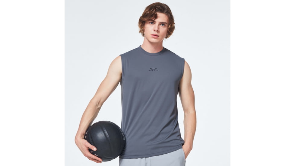 Oakley Foundational Training Tank Top - Mens, Uniform Grey, 2XL, FOA400444-25N-XXL