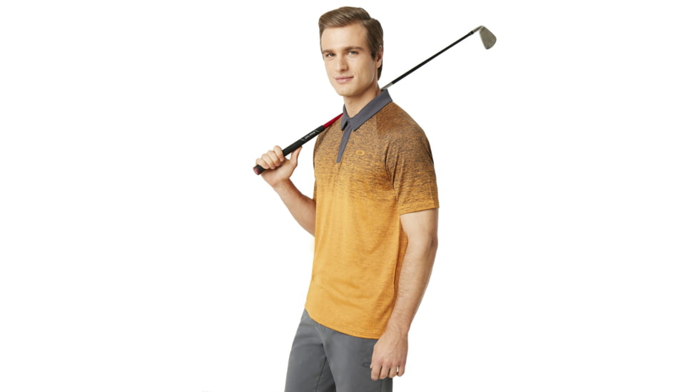 Oakley Four Jack Gradient Polo - Mens, Flash Blue, Large 434315-6FA-L