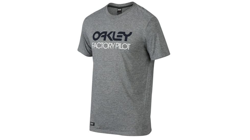 Oakley FP Basic Graphic Tee, Athletic Heather Grey, Medium 452156-24G-MD