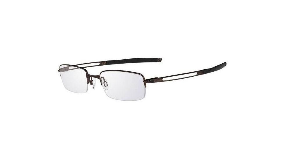 Oakley Frag 51mm Polished Brown Eyeglass Frames w/ Blank Lenses OX5045-0251