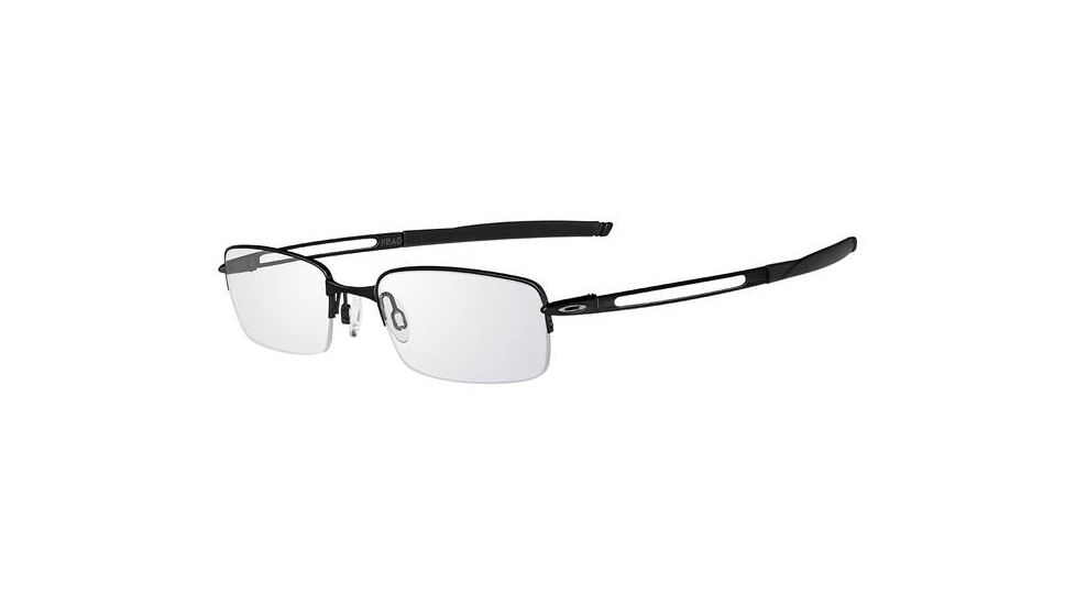 Oakley Frag 53mm Polished Black Men's Eyeglass Frames w/ Blank Lenses OX5045-0153