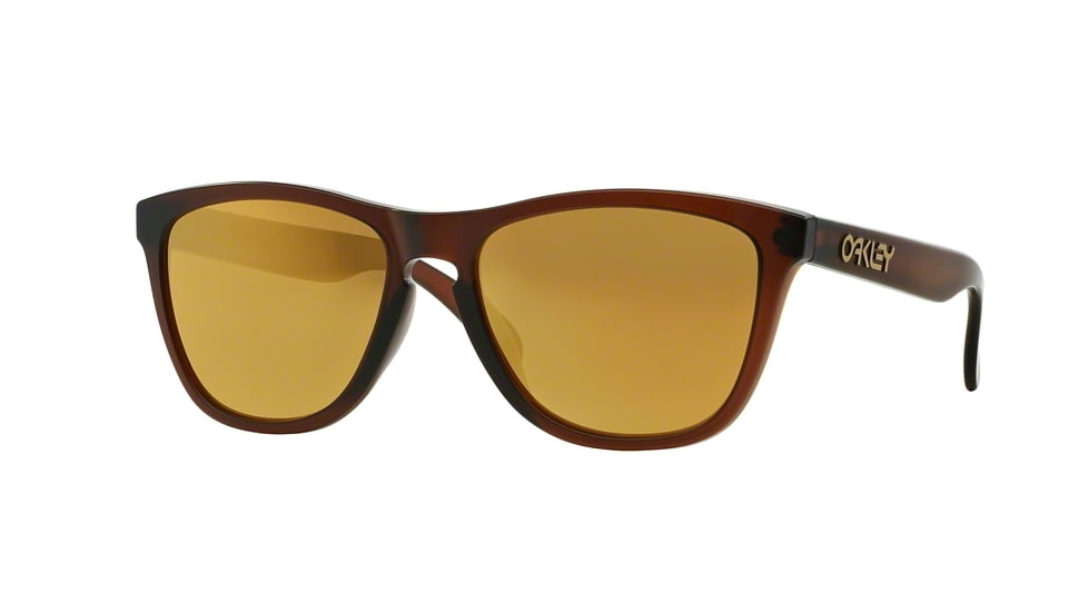 Oakley FROGSKINS A OO9245 Single Vision Prescription Sunglasses OO9245-924504-54 - Lens Diameter 54 mm, Frame Color Matte Rootbeer