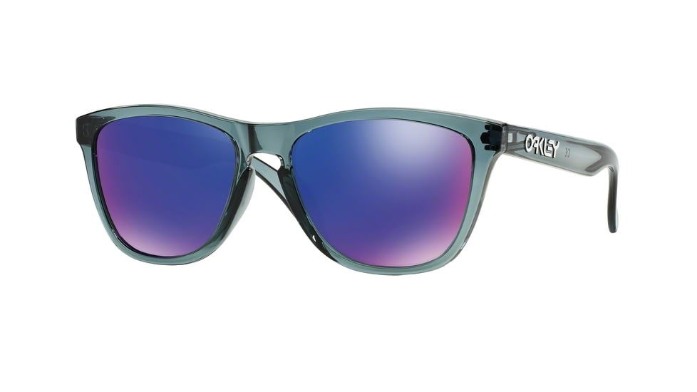 Oakley Frogskins A OO9245 Single Vision Prescription Sunglasses OO9245-924518-54 - Lens Diameter 54 mm, Frame Color Crystal Black