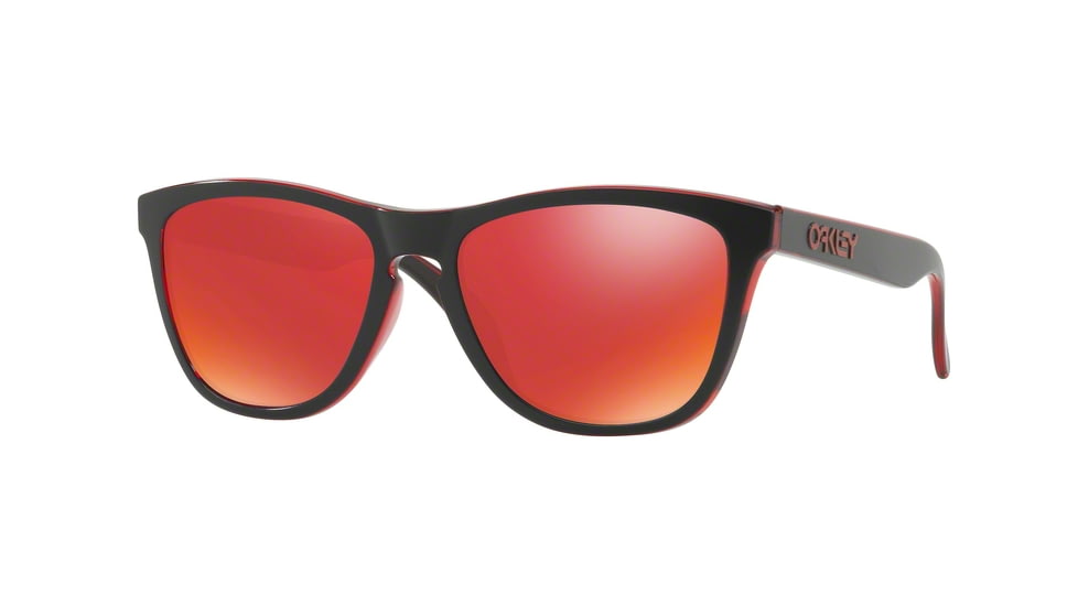 Oakley Frogskins A OO9245 Single Vision Prescription Sunglasses OO9245-924546-54 - Lens Diameter 54 mm, Frame Color Eclipse Red