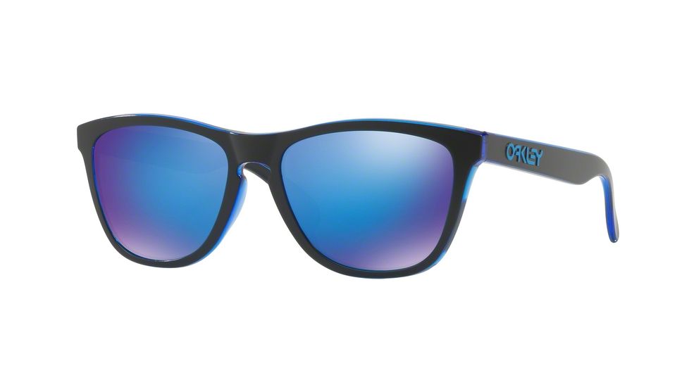Oakley Frogskins A OO9245 Single Vision Prescription Sunglasses OO9245-924548-54 - Lens Diameter 54 mm, Frame Color Eclipse Blue