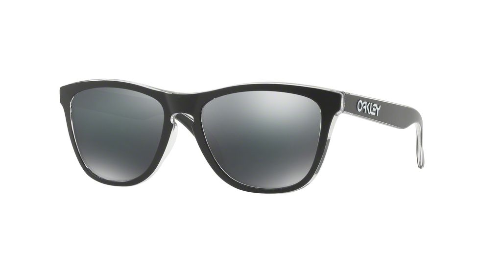 Oakley Frogskins A OO9245 Single Vision Prescription Sunglasses OO9245-924549-54 - Lens Diameter 54 mm, Frame Color Eclipse Clear