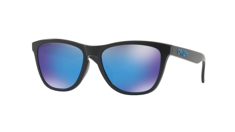 Oakley Frogskins A OO9245 Single Vision Prescription Sunglasses OO9245-924561-54 - Lens Diameter 54 mm, Frame Color Matte Black