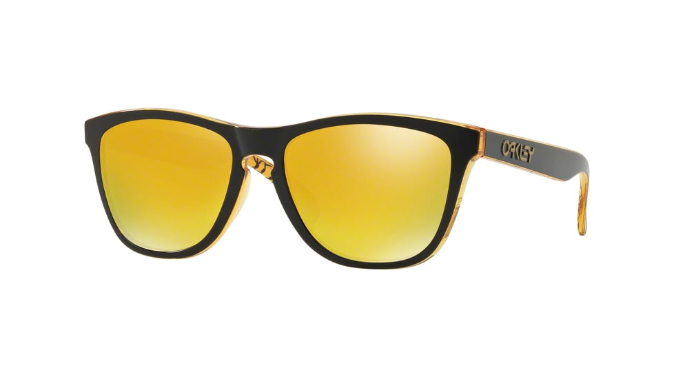 Oakley Frogskin ASIA FIT OO9245 Sunglasses 924566-54 - Uc La Black Frame, 24K Iridium Lenses