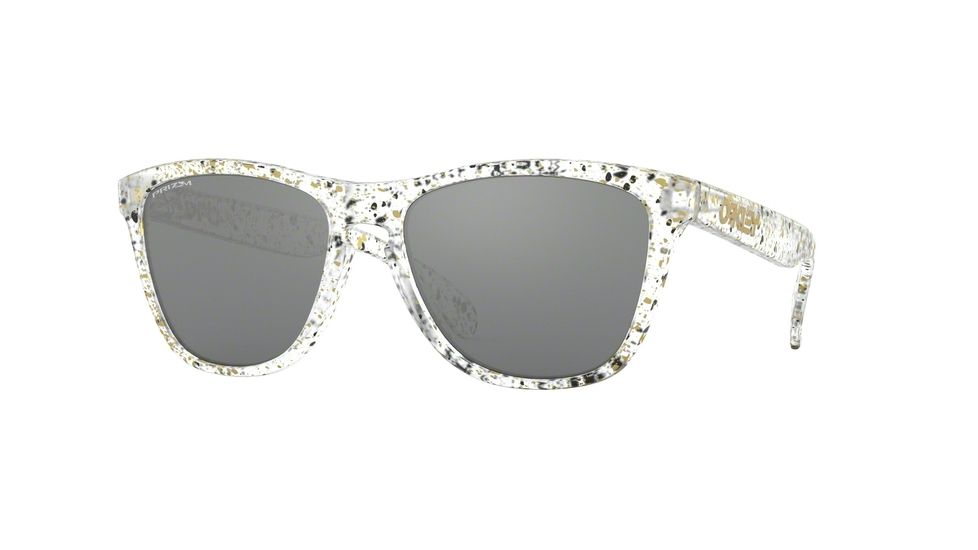 Oakley Frogskins A OO9245 Single Vision Prescription Sunglasses, 54mm, Splatter Clear, OO9245-924594-54-SV