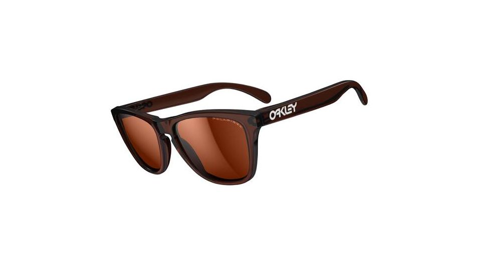 Oakley Frogskins 07 Sunglasses, Polished Rootbeer Frame, Bronze Lens, Polar 03-224