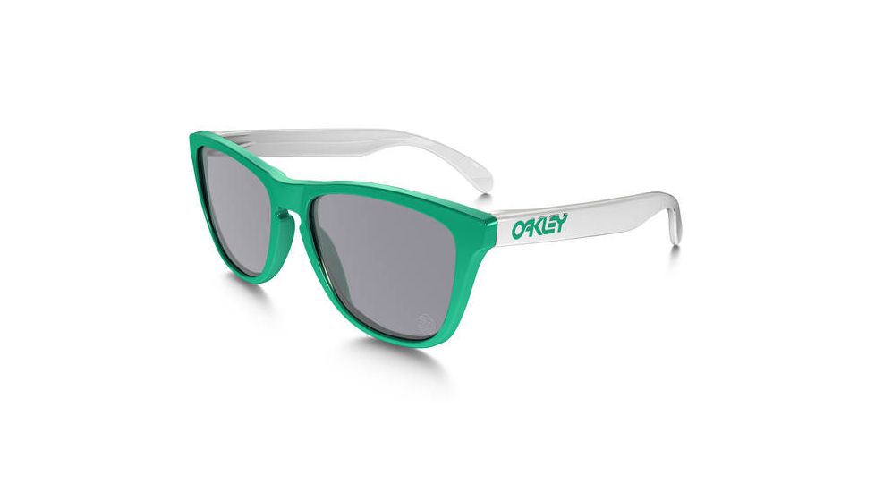 Oakley Frogskins - Heritage Collection Unisex Sunglasses, Seafoam Frame, Grey Lens 24-417