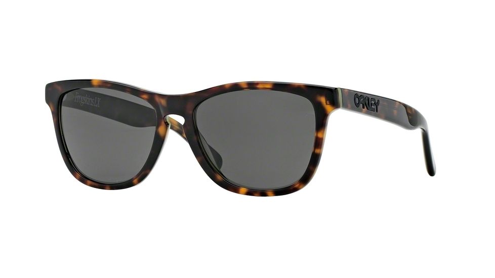 Oakley FROGSKINS LX OO2043 Progressive Prescription Sunglasses OO2043-204307-56 - Lens Diameter 56 mm, Frame Color Tortoise/Green