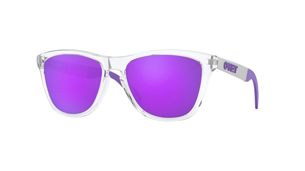 Oakley FROGSKINS MIX A OO9428F Prescription Sunglasses, 55mm, Polished Clear, OO9428F-942802-55-SV
