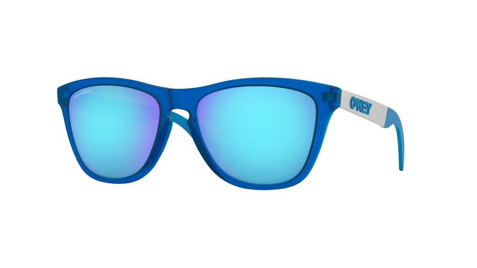 Oakley FROGSKINS MIX OO9428 Prescription Sunglasses, 55mm, Matte Translucent Sapphire, OO9428-942803-55-SV