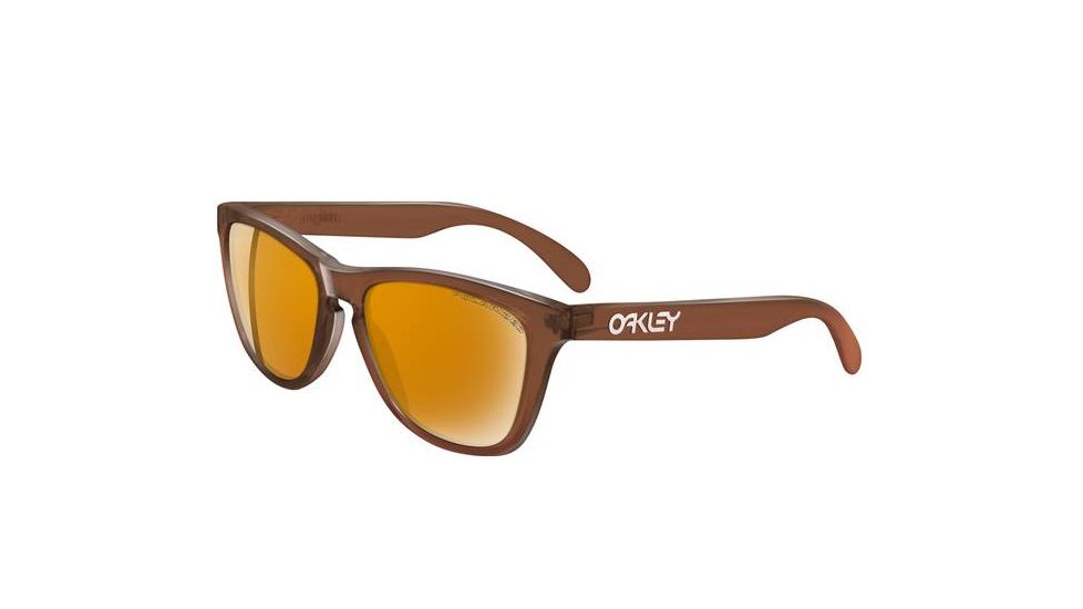 Oakley Frogskins 07 Sunglasses, Polished Rootbeer Frame, Bronze Lens, Polar 03-224