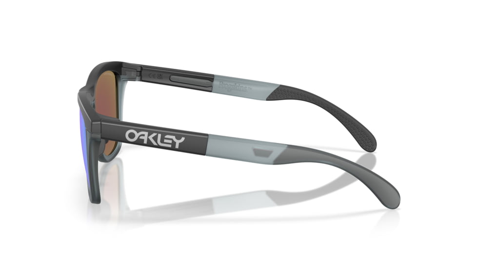 Oakley Frogskins Range Sunglasses, Matte Black / Matte Crystal Black, PRIZM Sapphire, PRIZM Sapphire, OO9284-1955