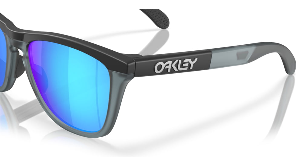 Oakley Frogskins Range Sunglasses, Matte Black / Matte Crystal Black, PRIZM Sapphire, PRIZM Sapphire, OO9284-1955