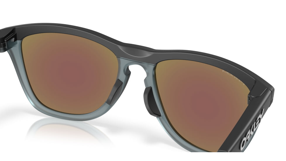 Oakley Frogskins Range Sunglasses, Matte Black / Matte Crystal Black, PRIZM Sapphire, PRIZM Sapphire, OO9284-1955