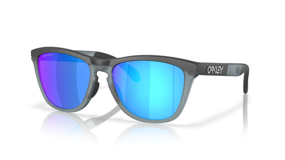 Oakley Frogskins Range Sunglasses, Matte Black / Matte Crystal Black, PRIZM Sapphire, PRIZM Sapphire, OO9284-1955