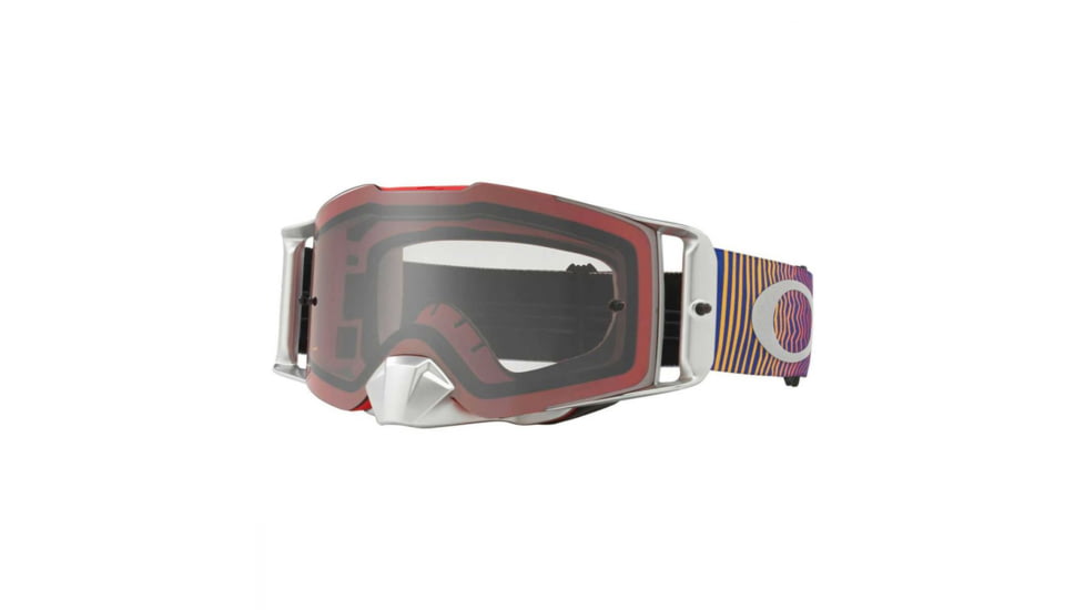 Oakley Front Line MX Goggle, Red/Clear, OO7087-38