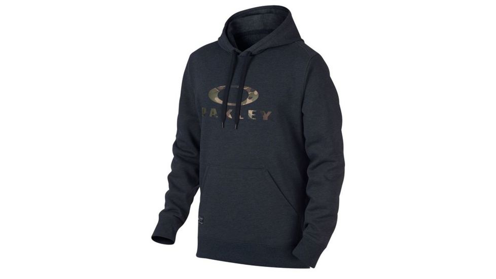 Oakley Frontside PO Fleece, Jet Black Heather, Medium 461352-01S-MD