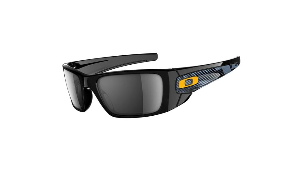 Oakley Fuel Cell Max Fear Light Polished Black Frame w/ Black Iridium Lenses Sunglasses OO9096-53