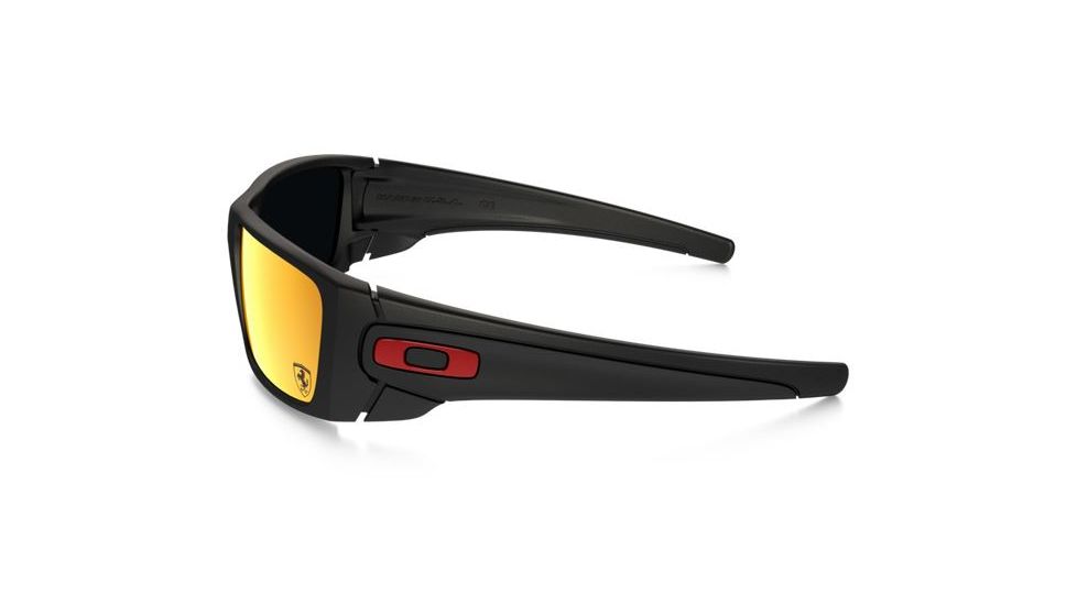 Oakley Fuel Cell Sunglasses Matte Black Frame, Ruby Iridium Lens-OO9096-A8