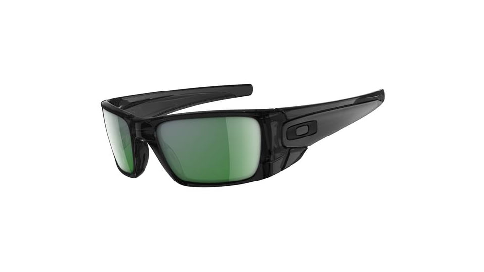 Oakley Fuel Cell Sunglasses, Emerald Iridium Lens, Polished Black Ink Frame OO9096-85
