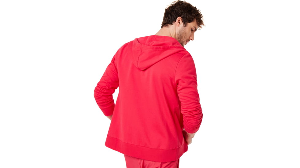 Oakley Full Zip Basic Fleece Hoodie - Mens, Virtual Pink, Medium, 472568-89D-M