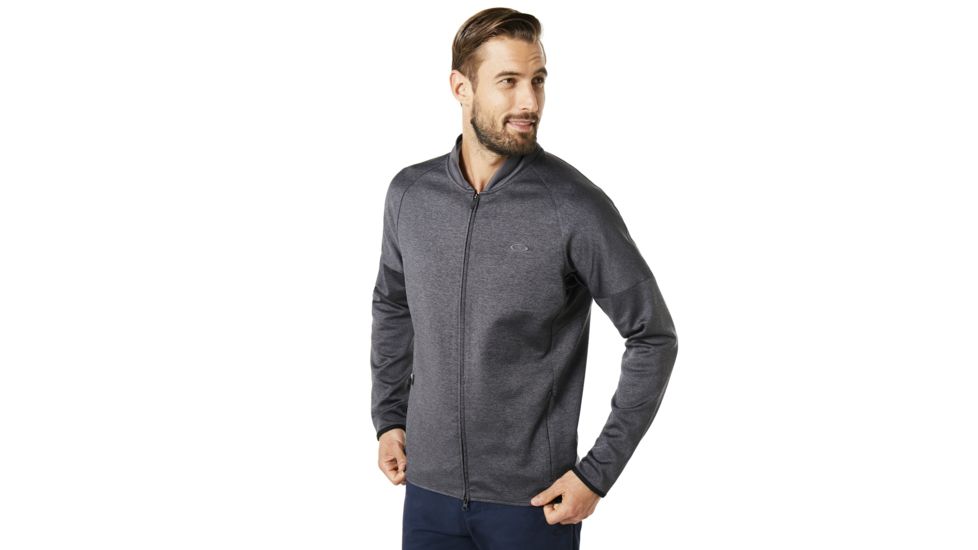 Oakley Full Zip Golf Fleece - Mens, Forgediron Dk Htr, Extra Large 461661-25B-XL