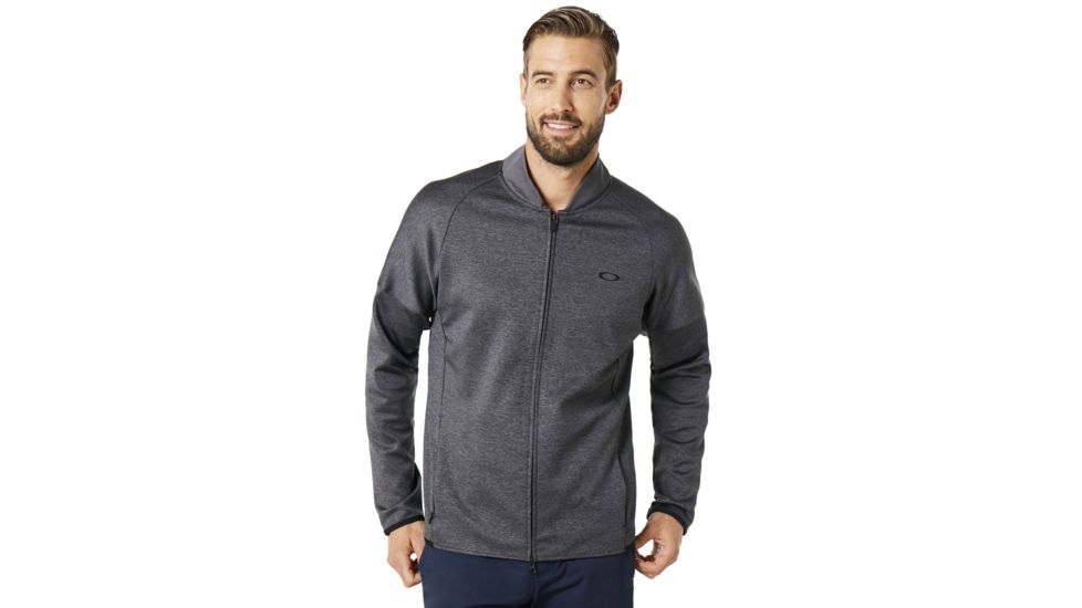 Oakley Full Zip Golf Fleece - Mens, Forgediron Dk Htr, Extra Large 461661-25B-XL