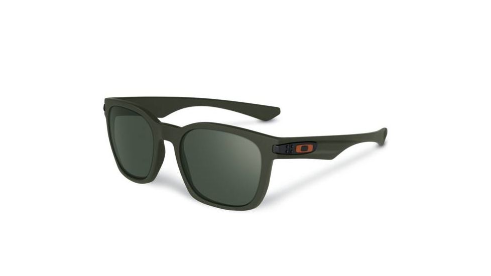 Oakley Garage Rock Mens Sunglasses Alpha Decay - Matte Dark Green Frame, Dark Grey Lens OO9175-30