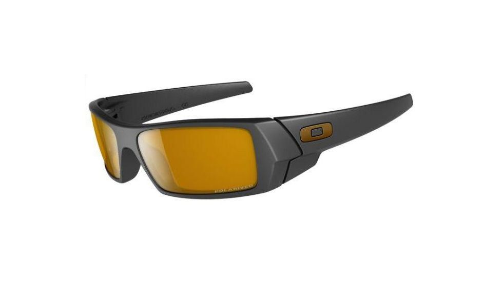 Oakley Gascan , Asian Fit, Sunglasses, Matte Blk Frame and Bronze Polarized Lens OO9105-03