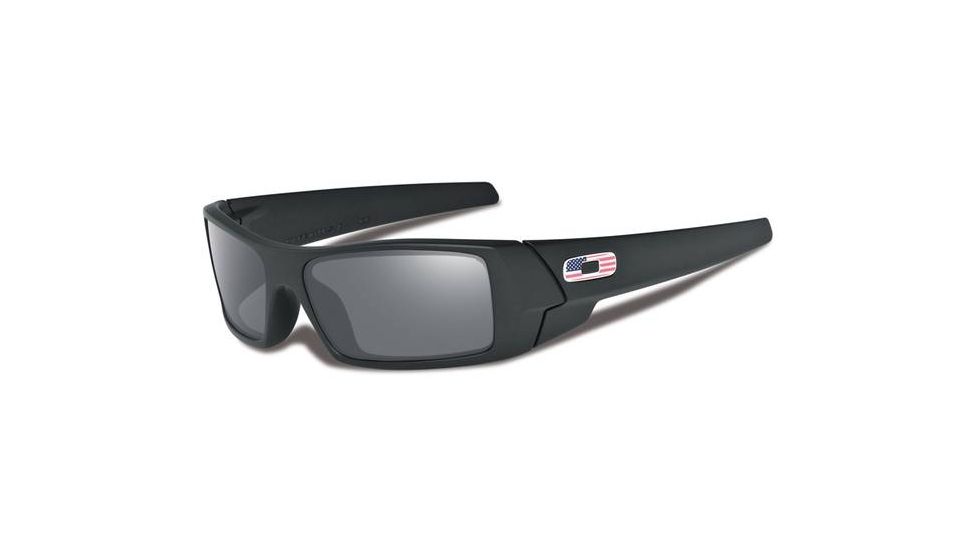 Oakley Gascan Progressive Prescription Sunglasses, Matte Black US Flag Icon Frame, 11-192PR