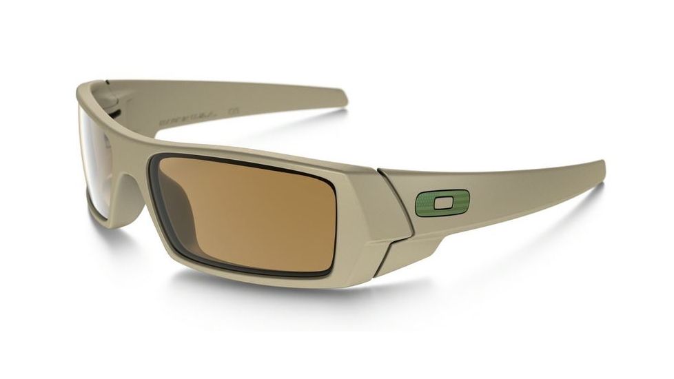Oakley Gascan Single Vision Prescription Sunglasses, Desert Frame, 11-015SV
