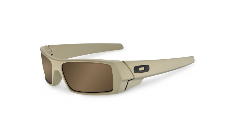 Oakley Gascan Single Vision Prescription Sunglasses, Desert Sage Frame, 53-109SV
