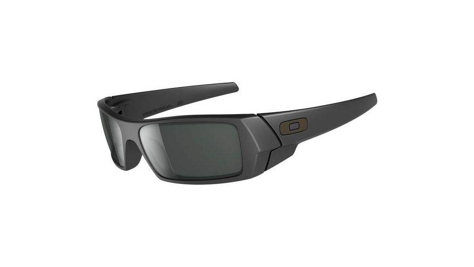 Oakley GasCan Single Vision Prescription Sunglasses - Matte Black Frame 03-473