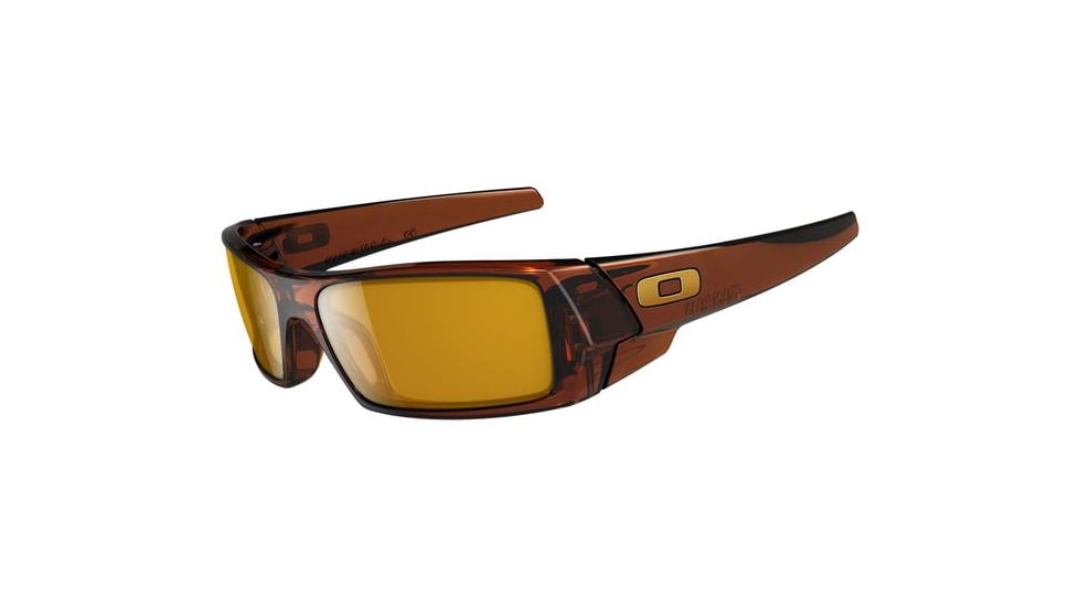 Oakley GasCan Single Vision Prescription Sunglasses - Polished Rootbeer Frame 03-472