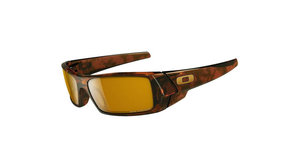 Oakley GasCan Single Vision Prescription Sunglasses - Brown Tortoise Frame 12-855