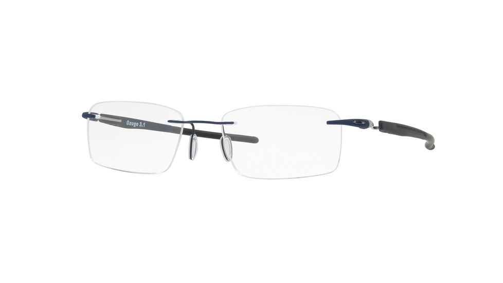 Oakley GAUGE 3.1 OX5126 Bifocal Prescription Eyeglasses 512603-52 - Matte Midnight Frame, Clear Lenses