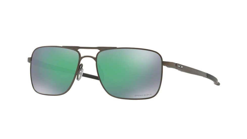 Oakley GAUGE 6 OO6038 Single Vision Prescription Sunglasses OO6038-603803-57 - Lens Diameter 57 mm, Frame Color Pewter