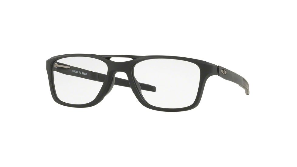 Oakley GAUGE 7.2 ARCH OX8113 Eyeglass Frames 811301-53 - Satin Black Frame, Clear Lenses