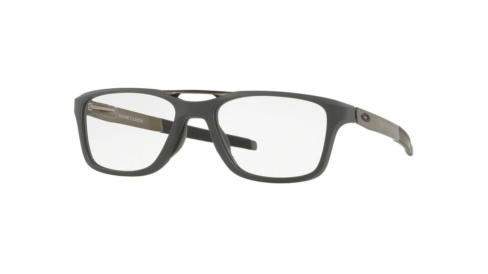 Oakley GAUGE 7.2 ARCH OX8113 Eyeglass Frames 811302-53 - Satin Pavement Frame, Clear Lenses