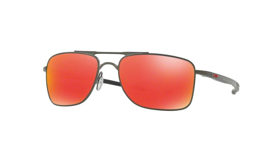 Oakley GAUGE 8 OO4124 Single Vision Prescription Sunglasses OO4124-412403-62 - Lens Diameter 62 mm, Frame Color Matte Carbon